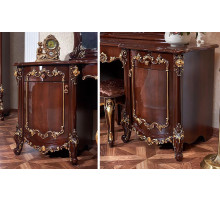 Туалетный столик с зеркалом Элиза Люкс (орех)